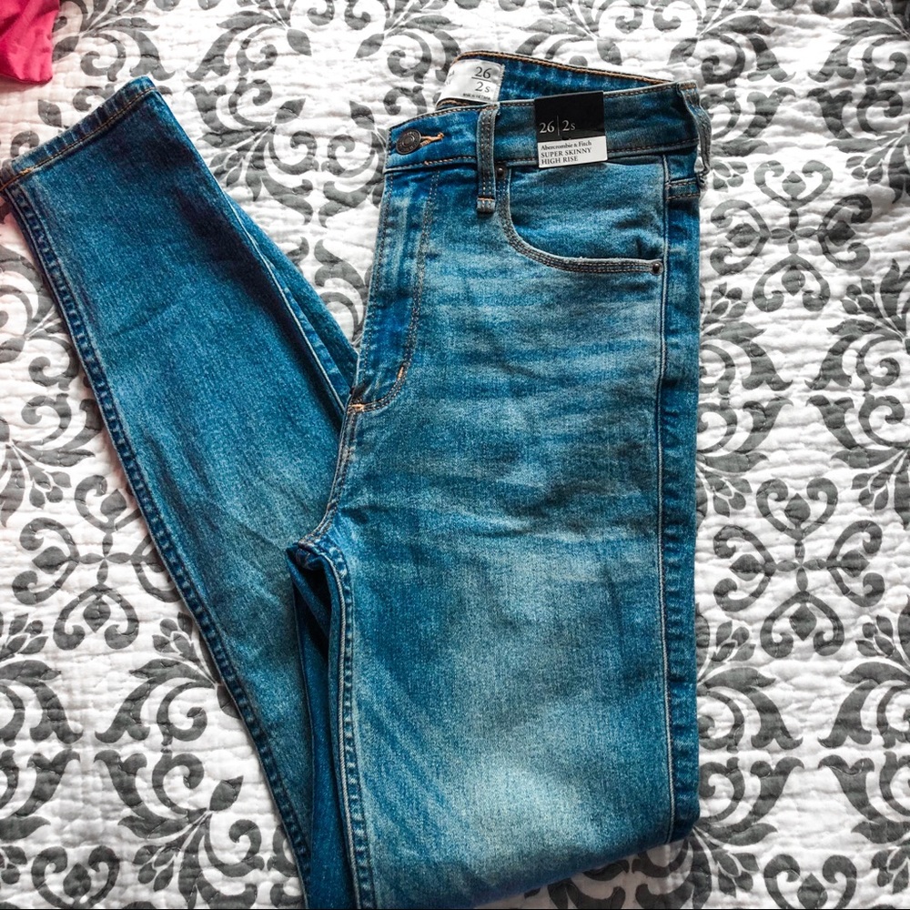 Super Skinny High Rise Jeans